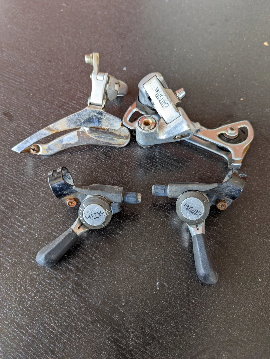 Vintage Shimano Deore group set - photo 4