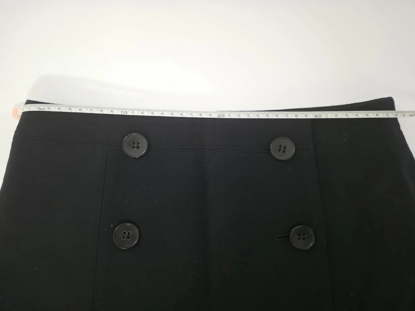 Club Monaco Black Button Detail A-Line Skirt - photo 5