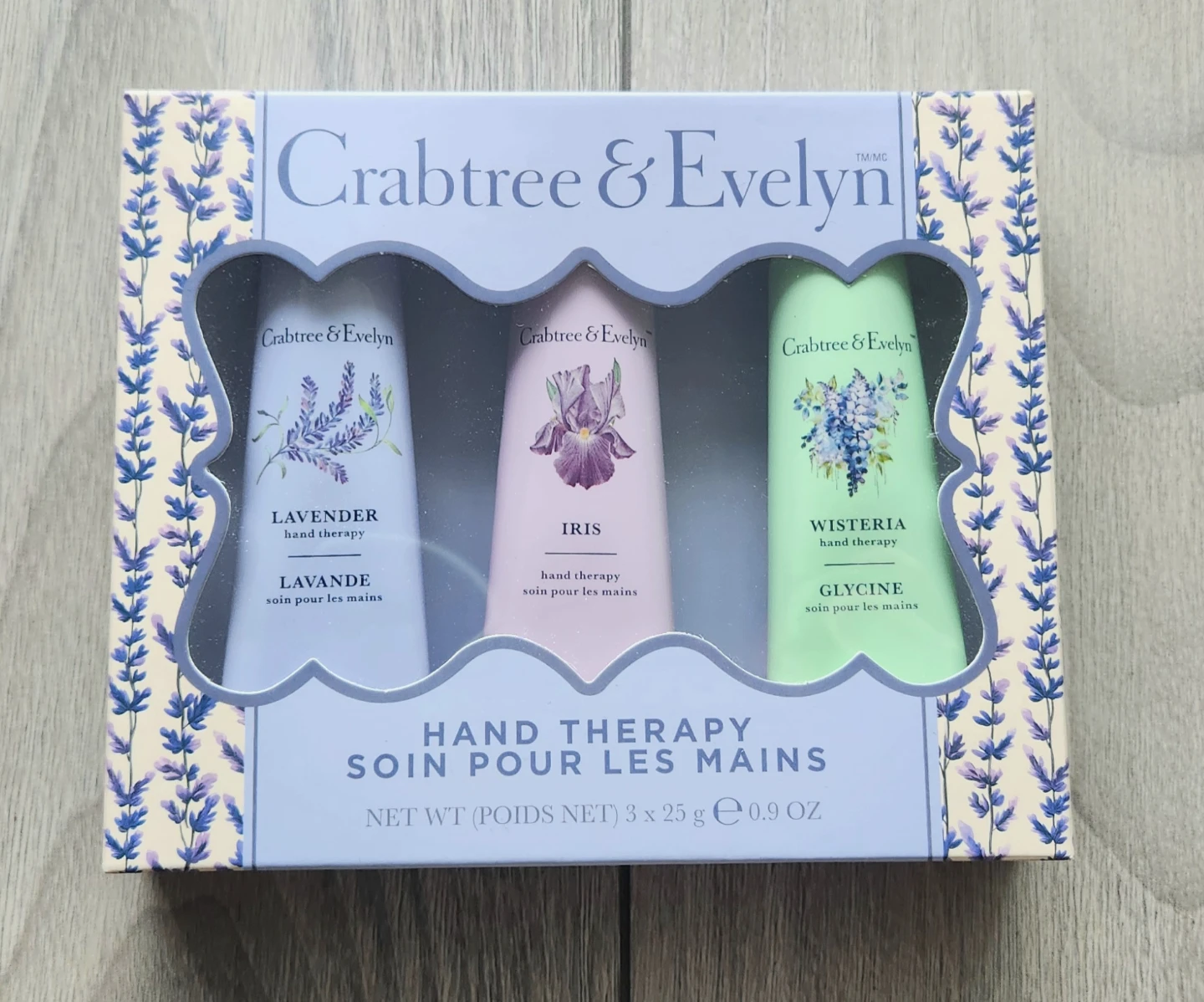 New in Box - Crabtree and Evelyn trio hand creams set