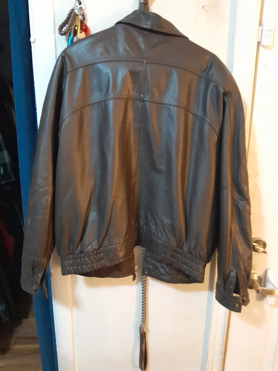 Men's Large Leather Jacket - photo 3
