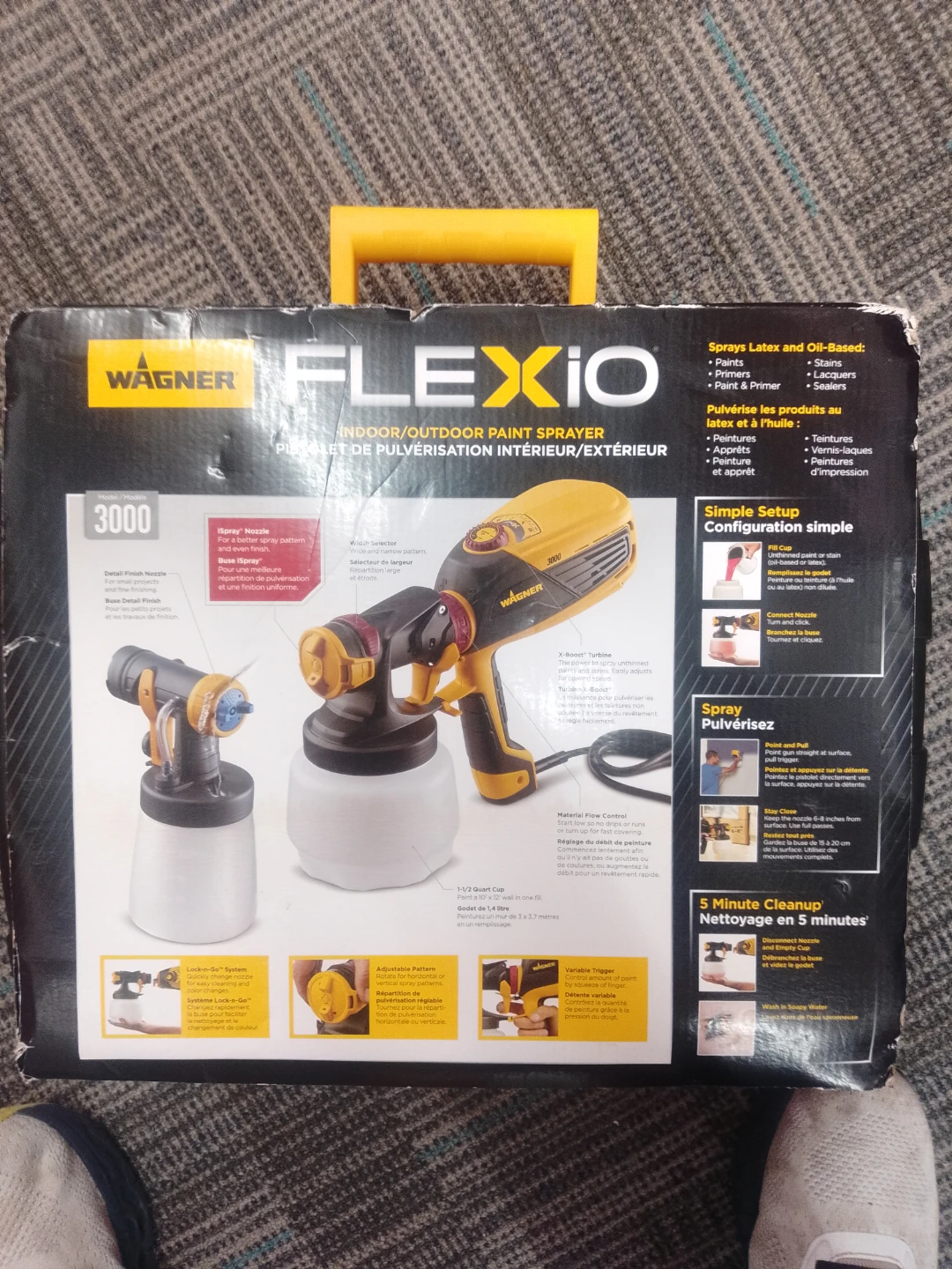 Wagner FLEXiO 3000 Indoor/Outdoor Paint Sprayer