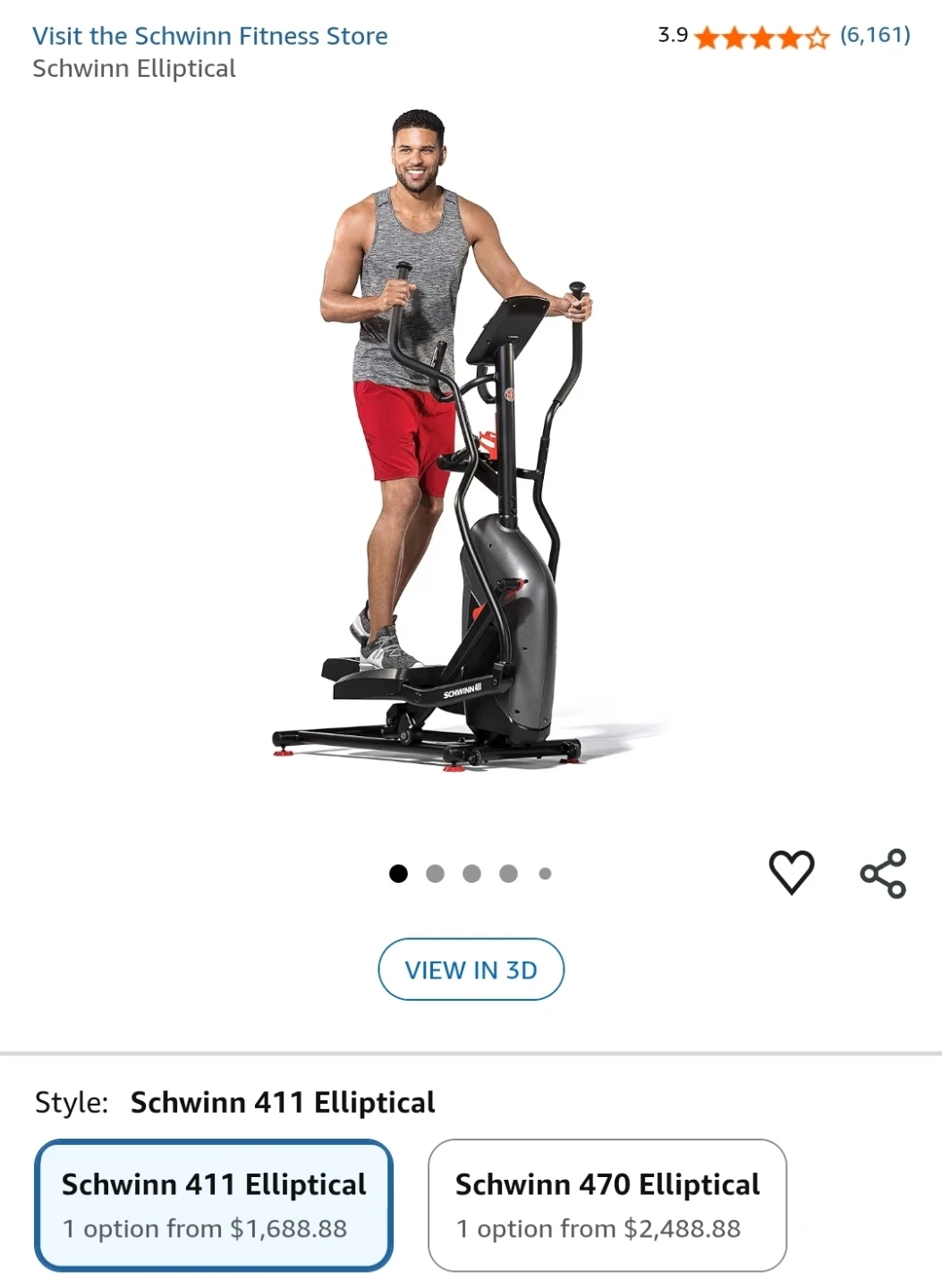 Schwinn 411 Elliptical - photo 4