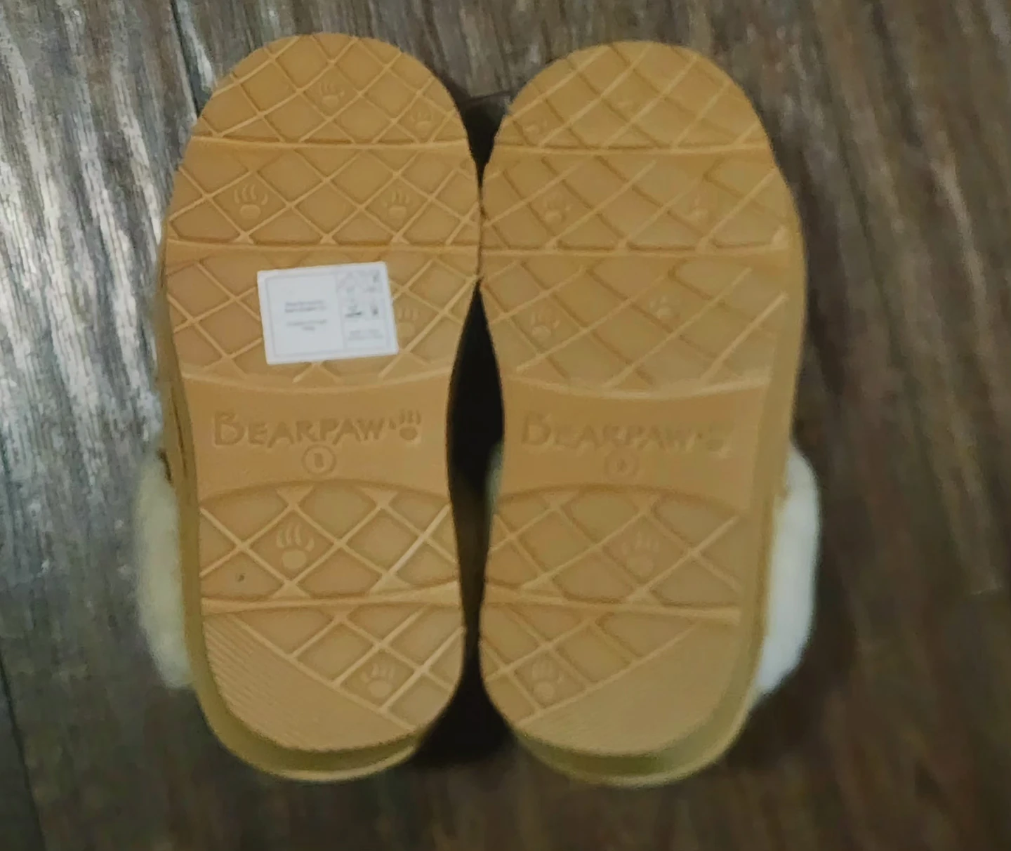 Bearpaw Women's Tan Suede Sheepskin Lined Slippers Size 8 - photo 3