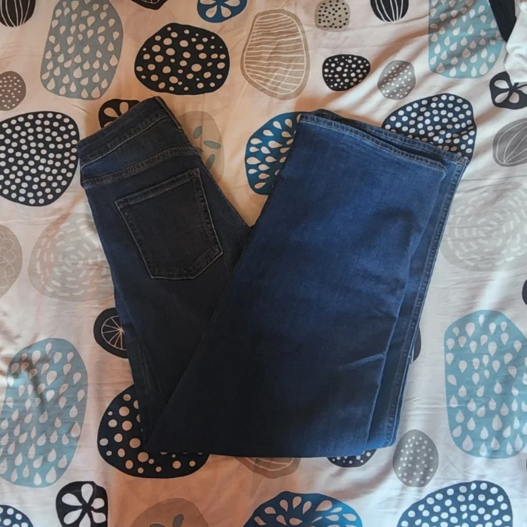 high-rise wide leg jeans - size 0 - photo 2