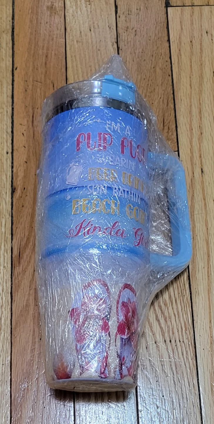 Insulated Summer Tumbler with Handle and Straw - photo 5