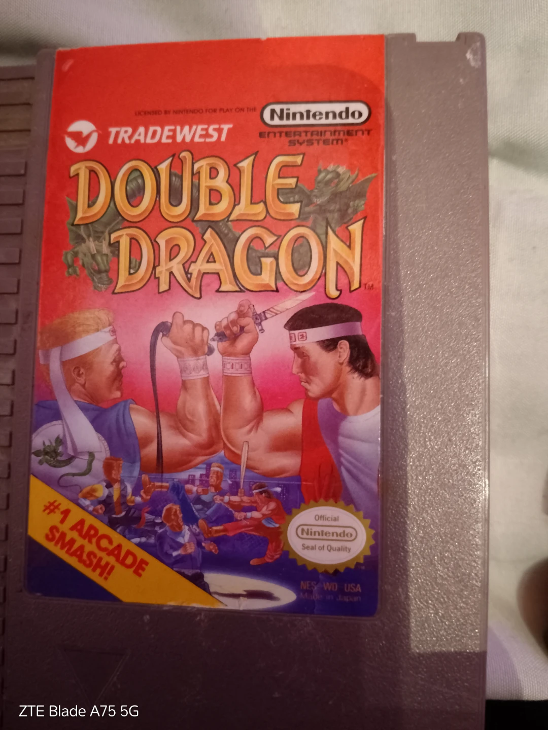 Nintendo Double Dragon NES Cartridge