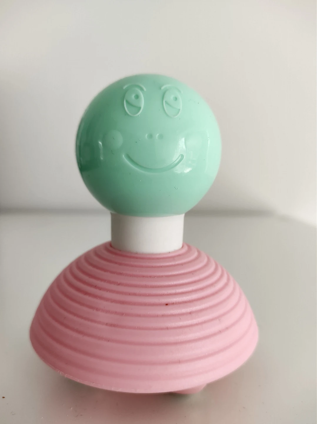Pink and Green Roller Massager