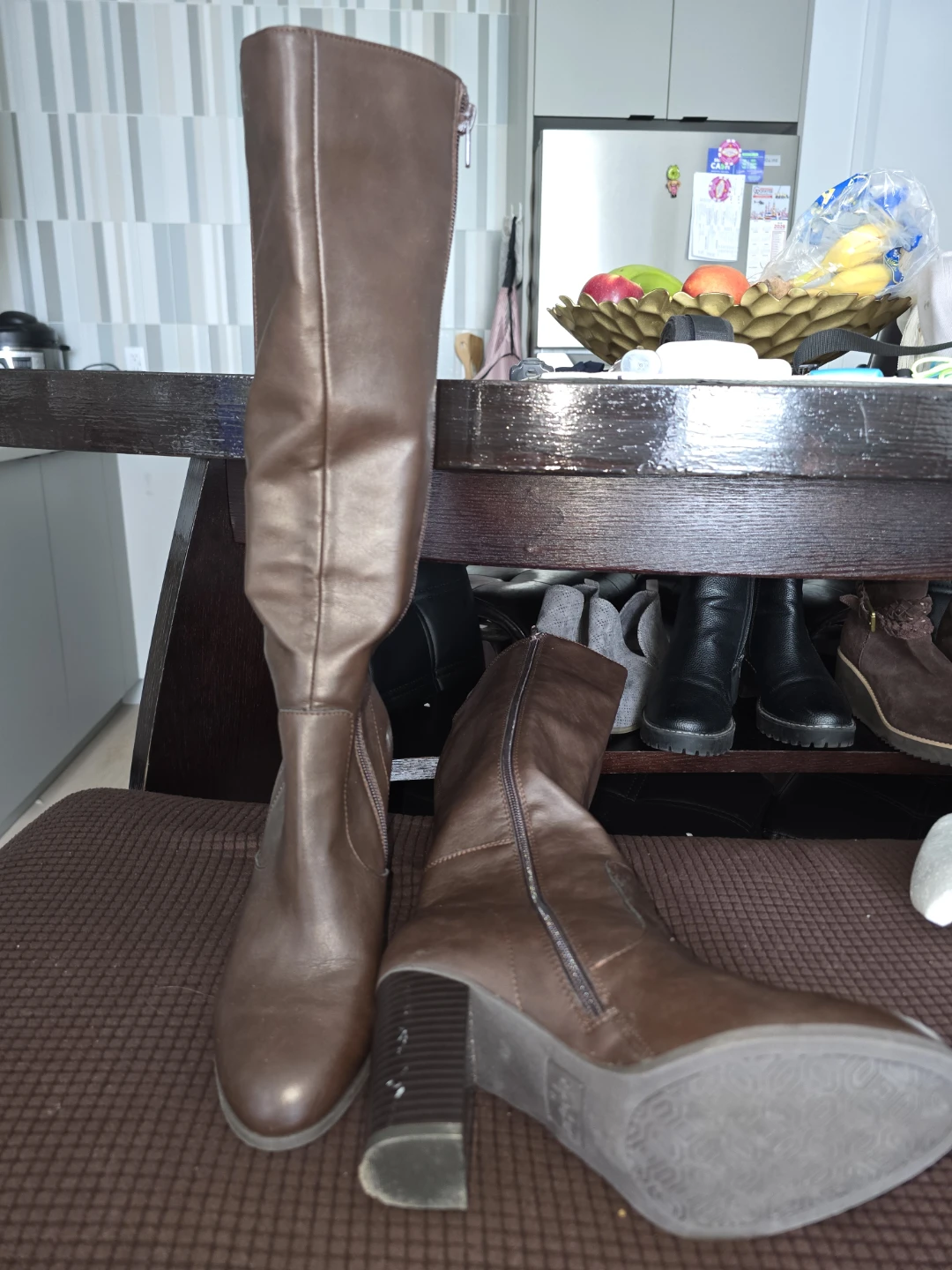 Brown Knee-High Boots - photo 3