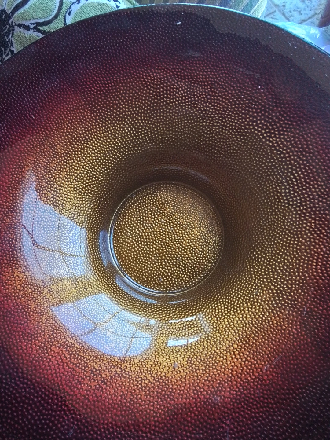 Decorative Glass Bowl 15.25x4" - photo 3