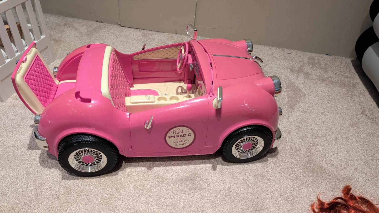Pink Convertible Toy Car - photo 4