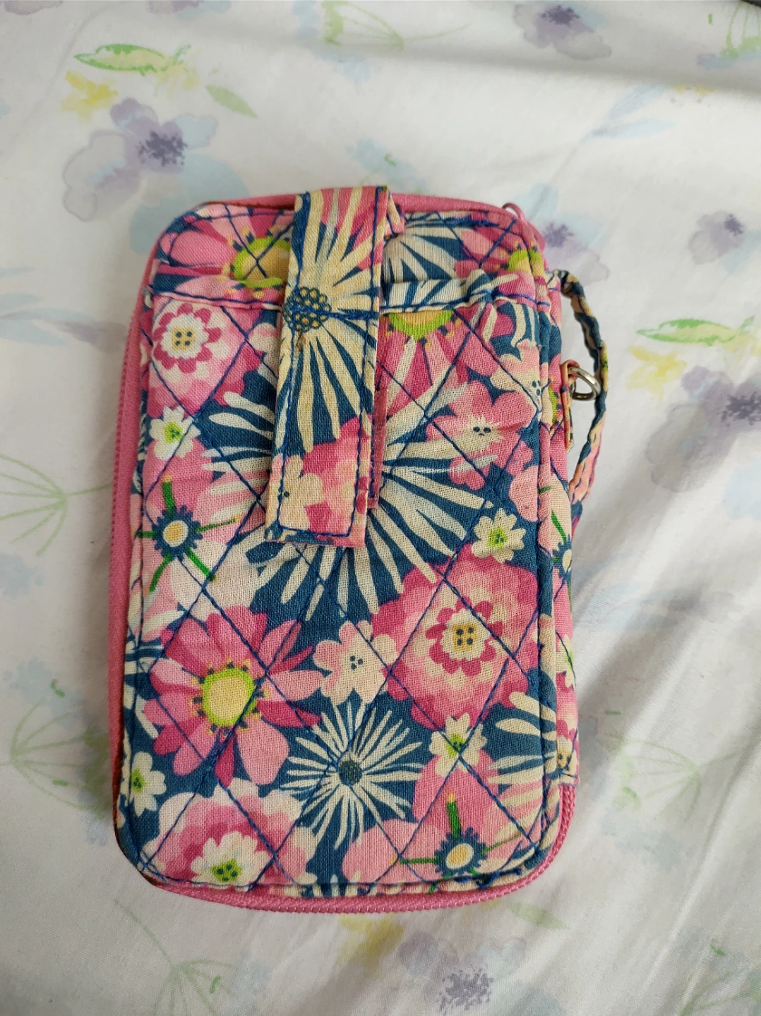 Quilted Floral Wallet with ID Window - photo 2