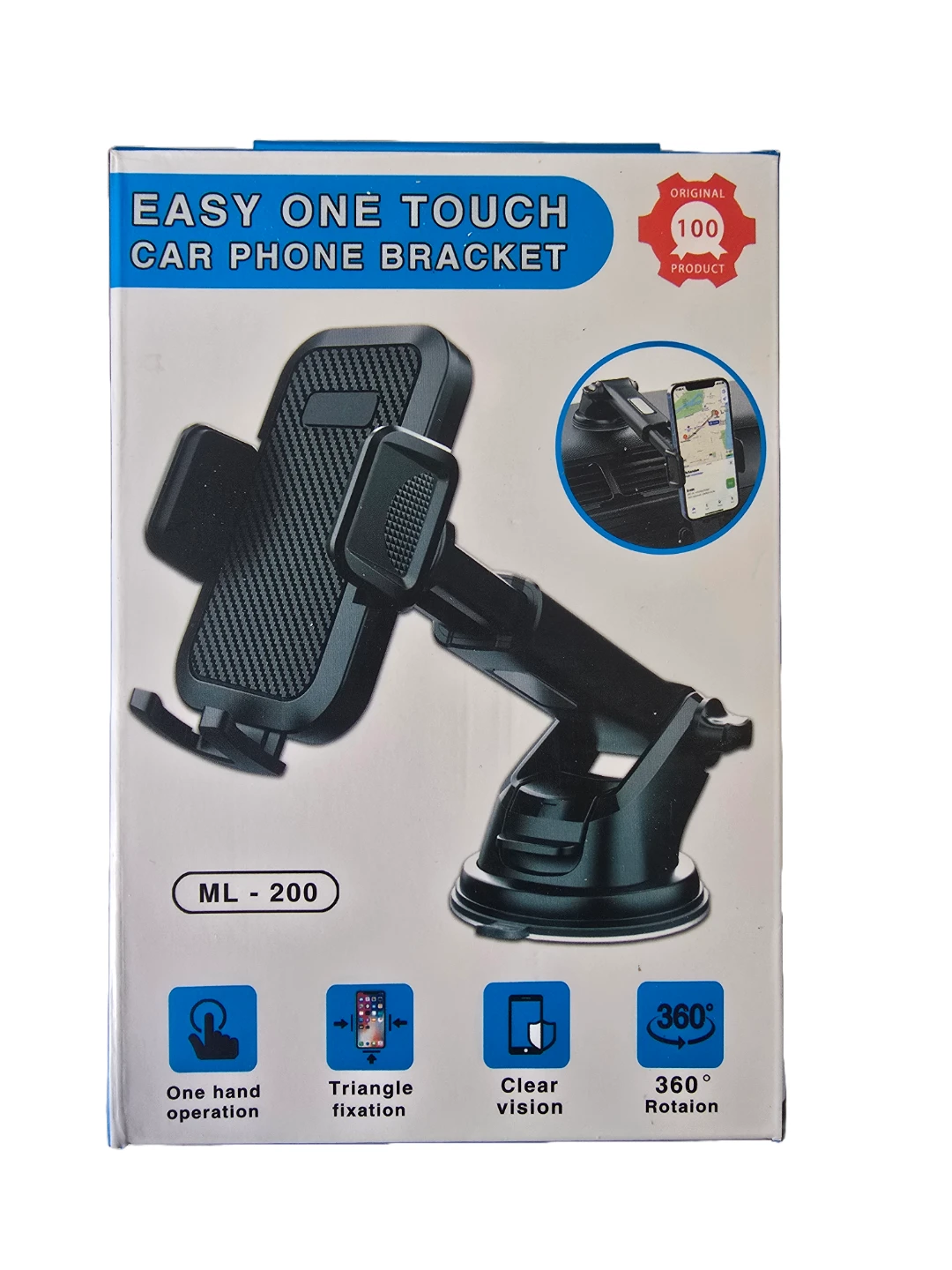 ML-200 Easy One Touch Car Phone Bracket Holder - photo 5
