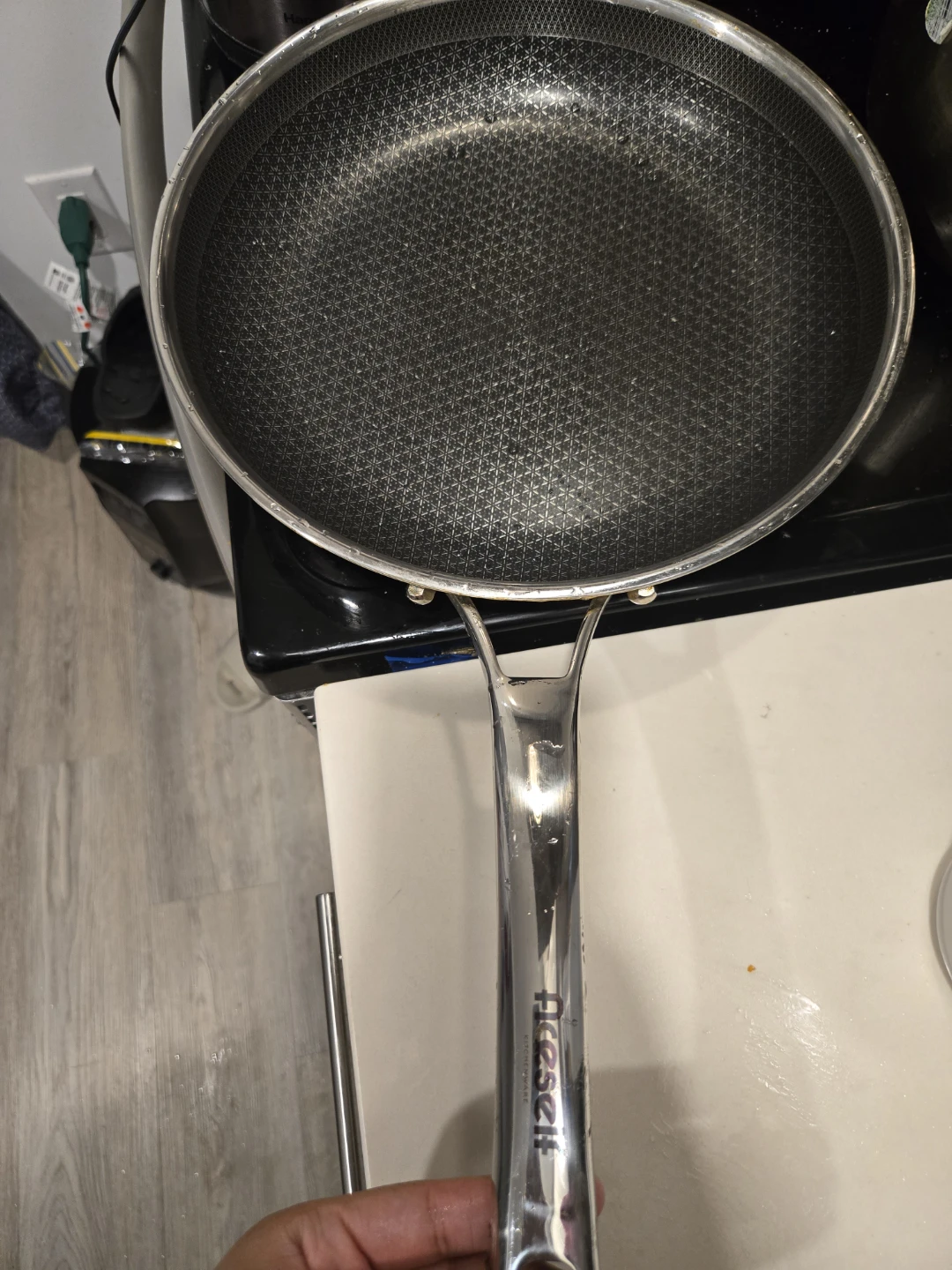 Fissler Stainless Steel Honeycomb Wok Pan