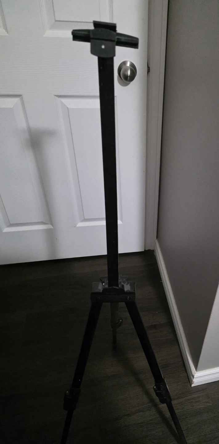 Black collapsible easel