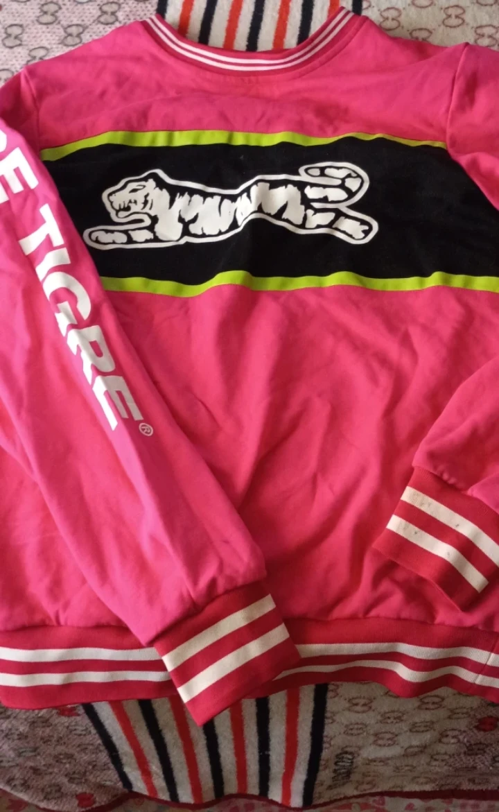 Kenzo Tiger Sweatshirt - Pink - Size M - photo 3