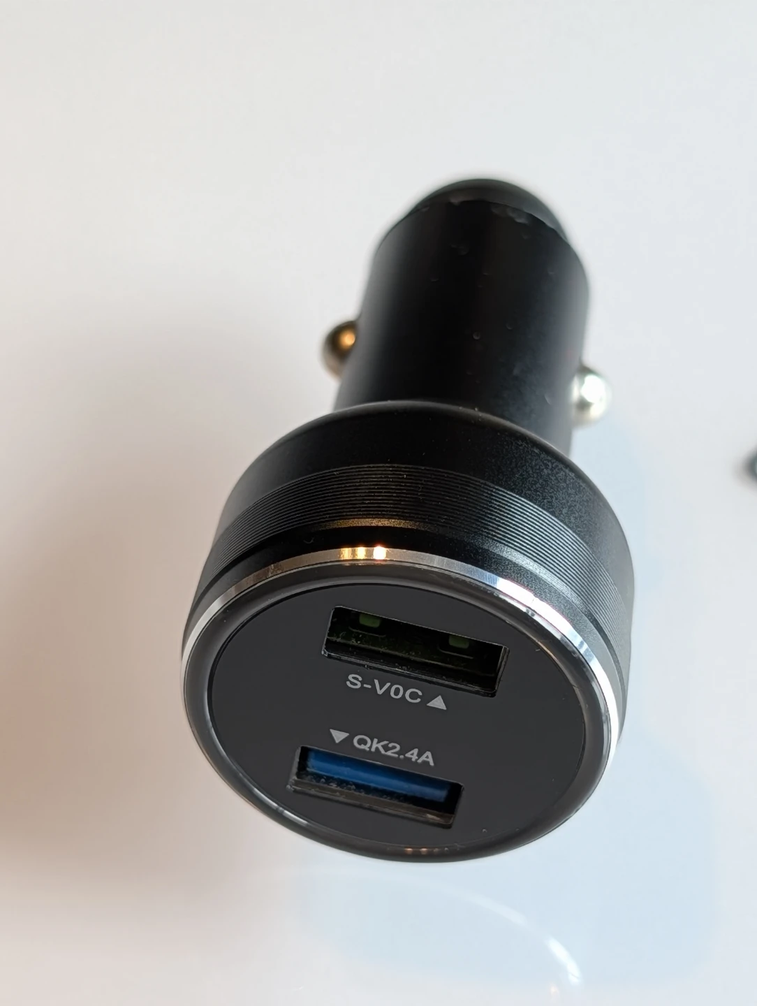 Black Dual USB Car Charger - photo 4