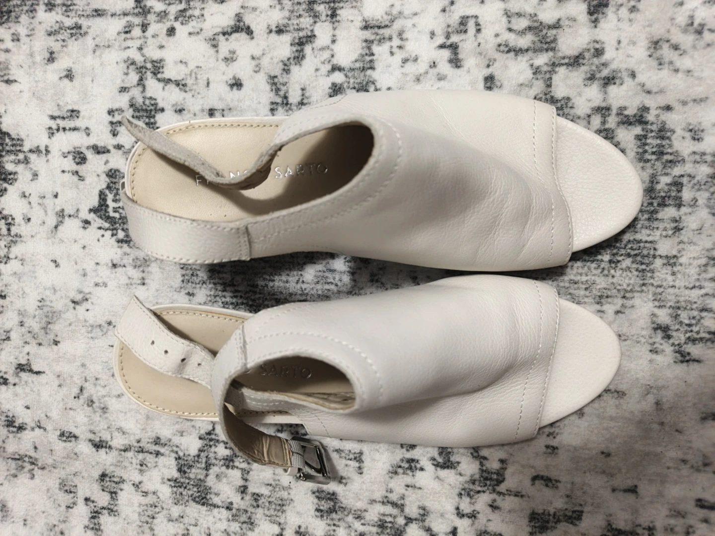 Franco Sarto White Leather Slingback - photo 2