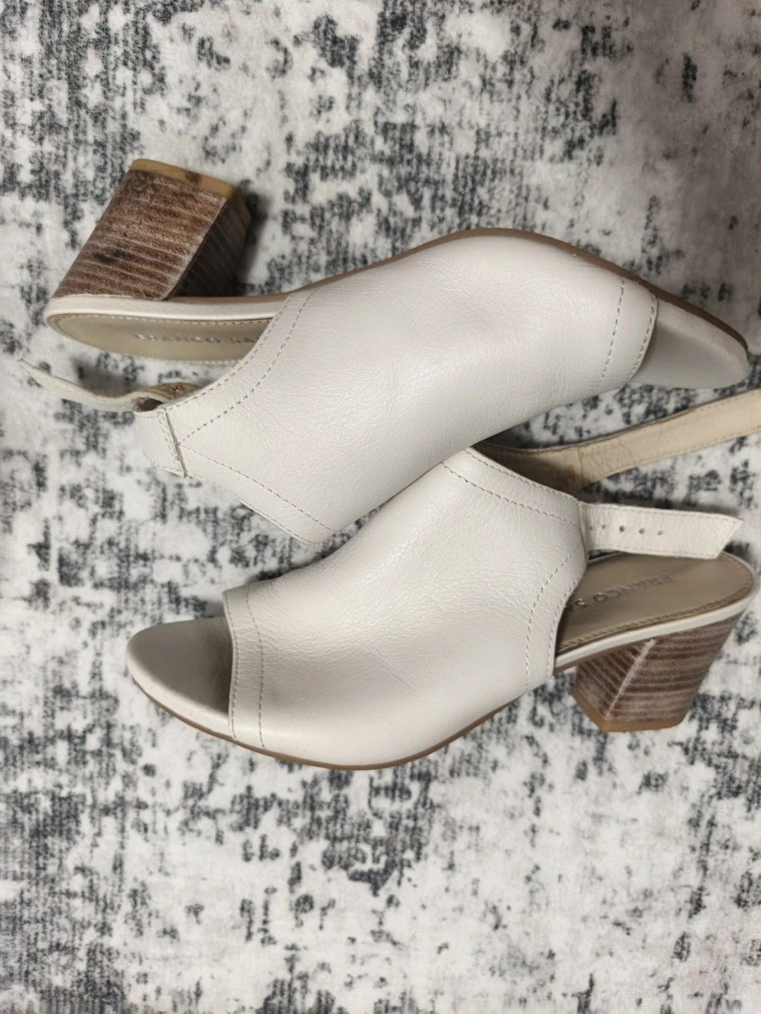 Franco Sarto White Leather Slingback - photo 3