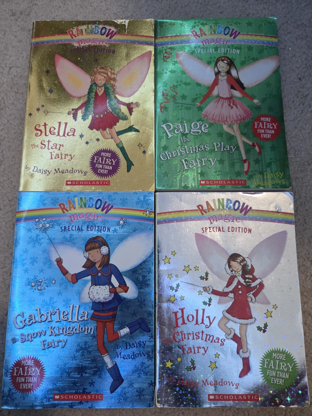 Rainbow Magic Special Edition Fairy Books (4 Books)