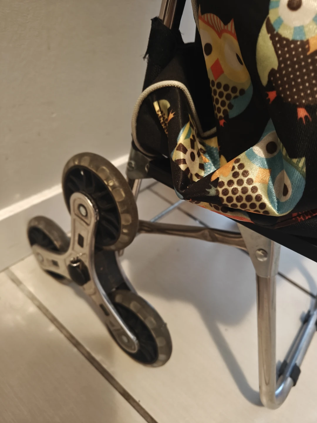 Shopping Trolley Cart with Owl Pattern - photo 2