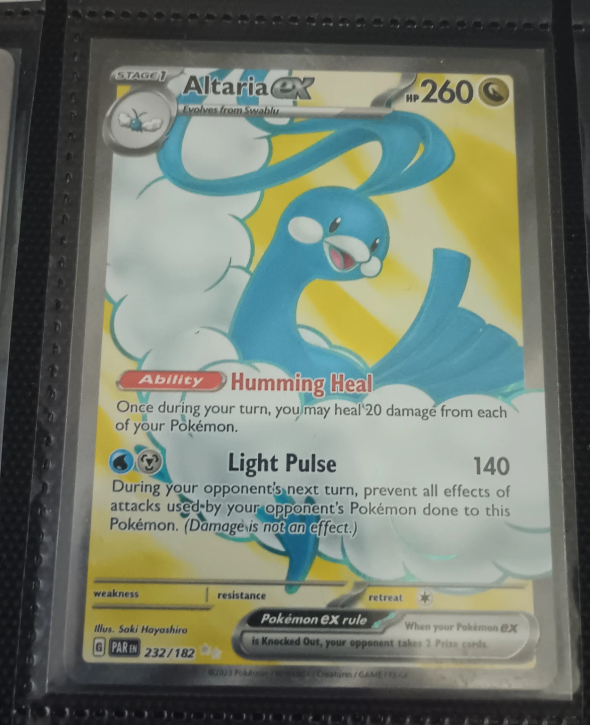 Altaria EX Pokemon Card