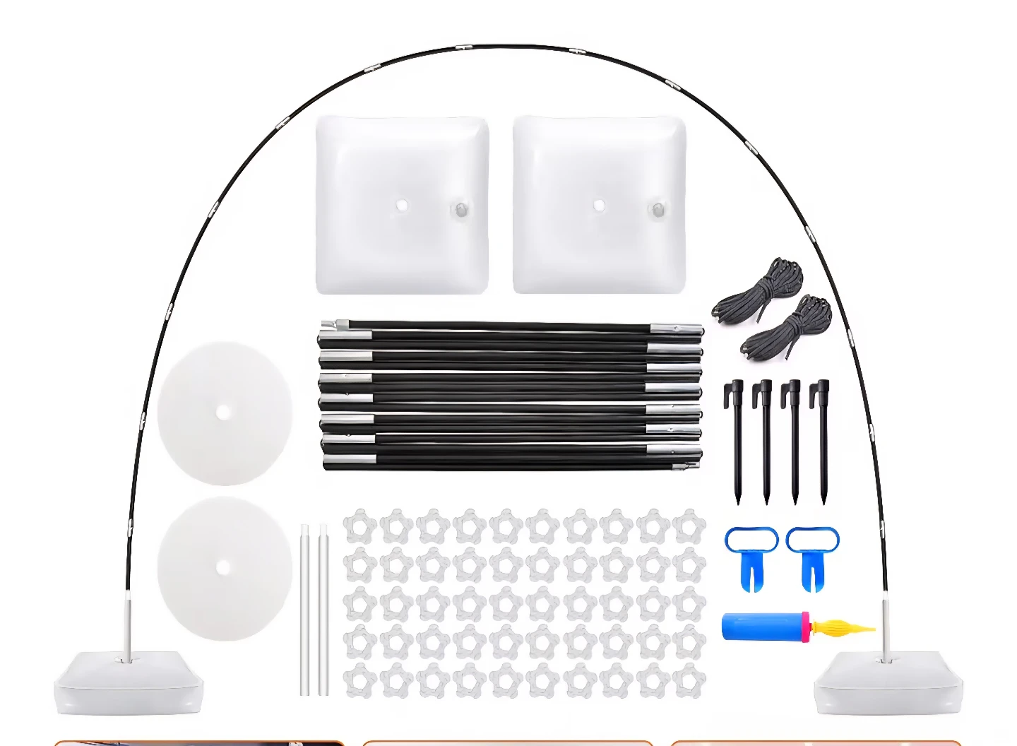 Balloon Arch Stand Kit/ Kit de arco de globos