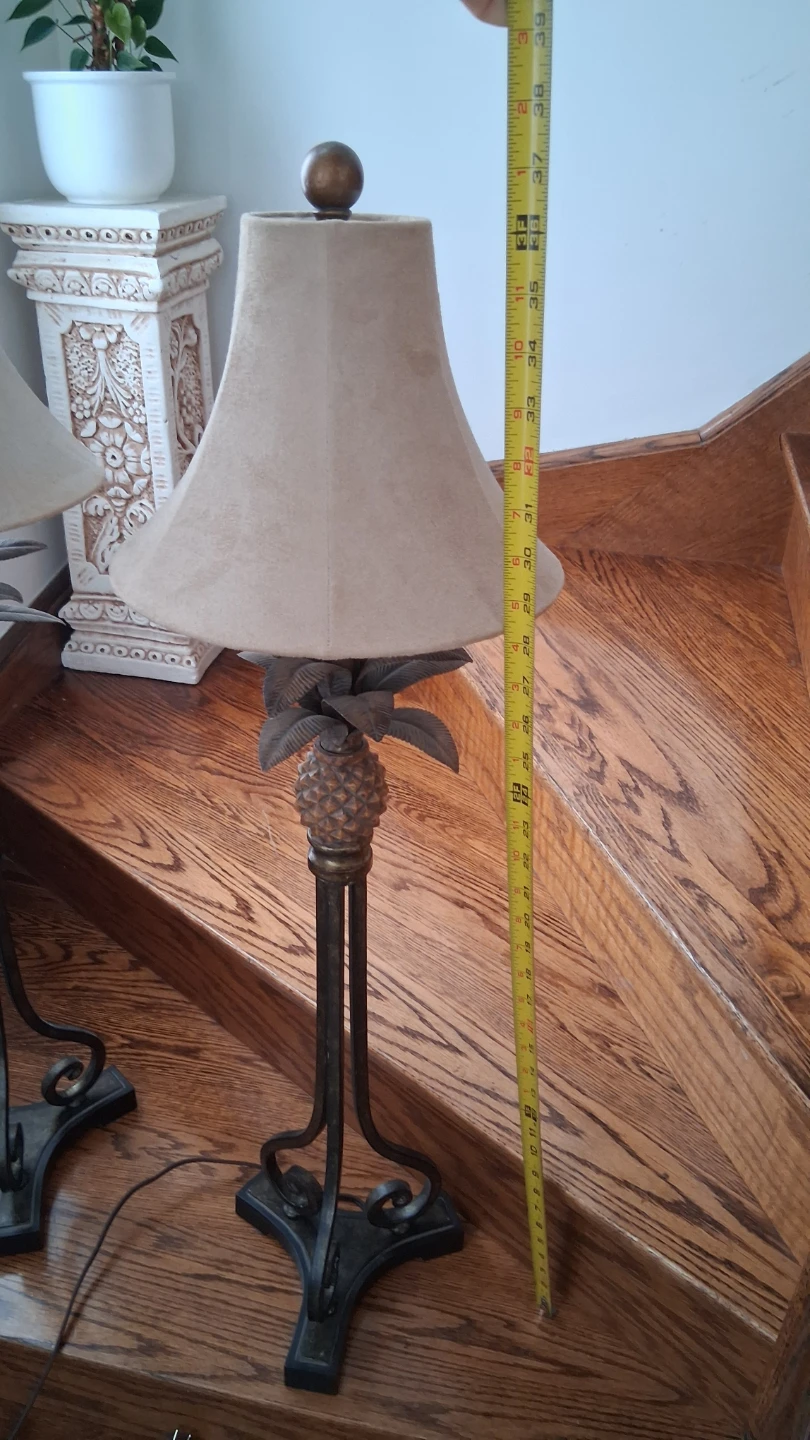 Pineapple Accent Table Lamps (Set of 2) - photo 2