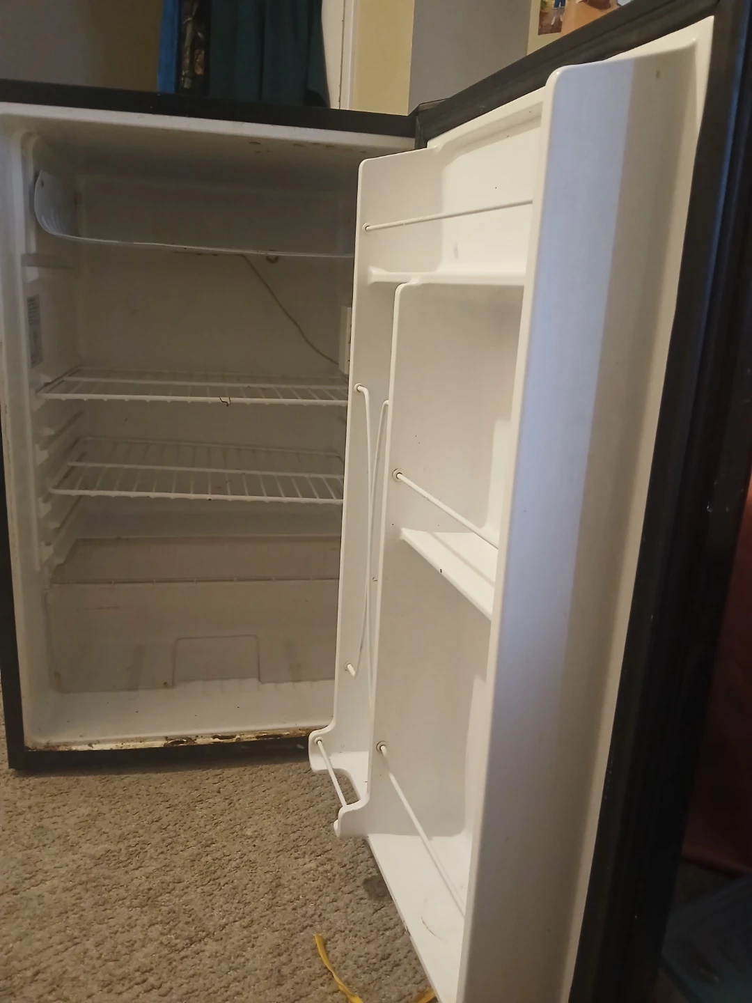 GE Black Mini Fridge - photo 2