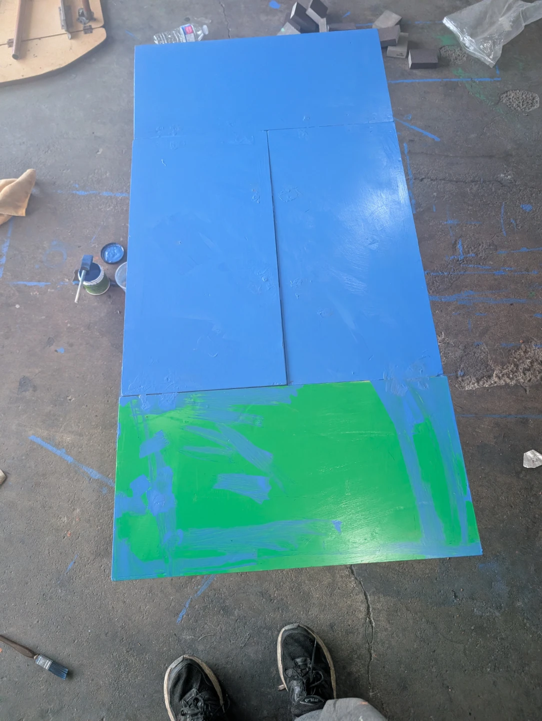 Wooden table made by hand - photo 3