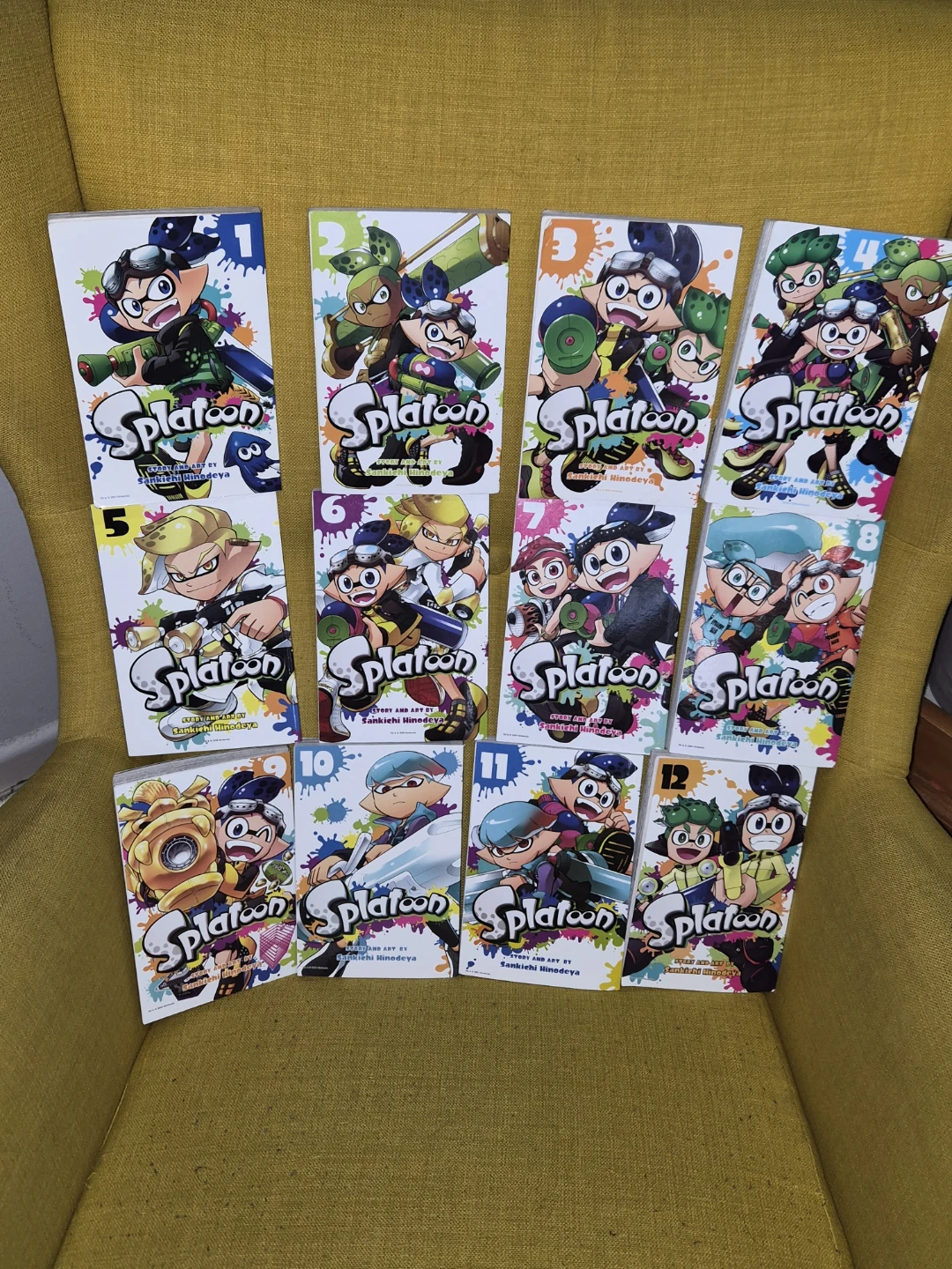 Splatoon Manga Complete Set (Volumes 1-12)