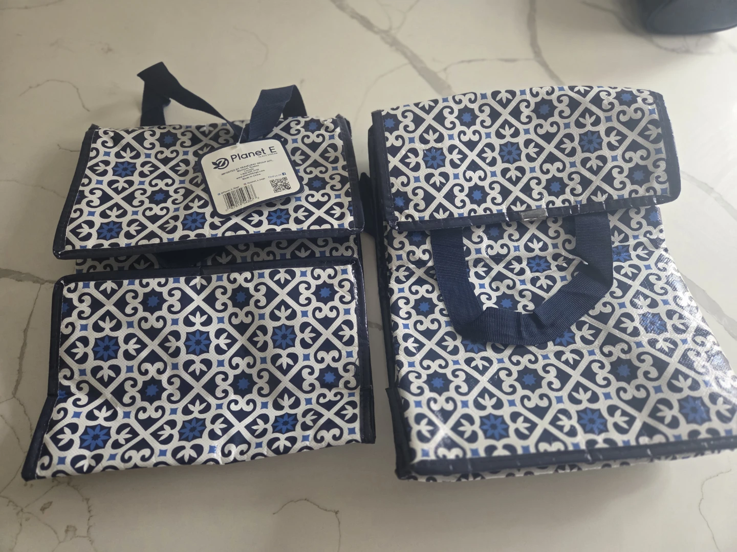 Planet E Reusable Thermal Tote Bags (Set of 2)