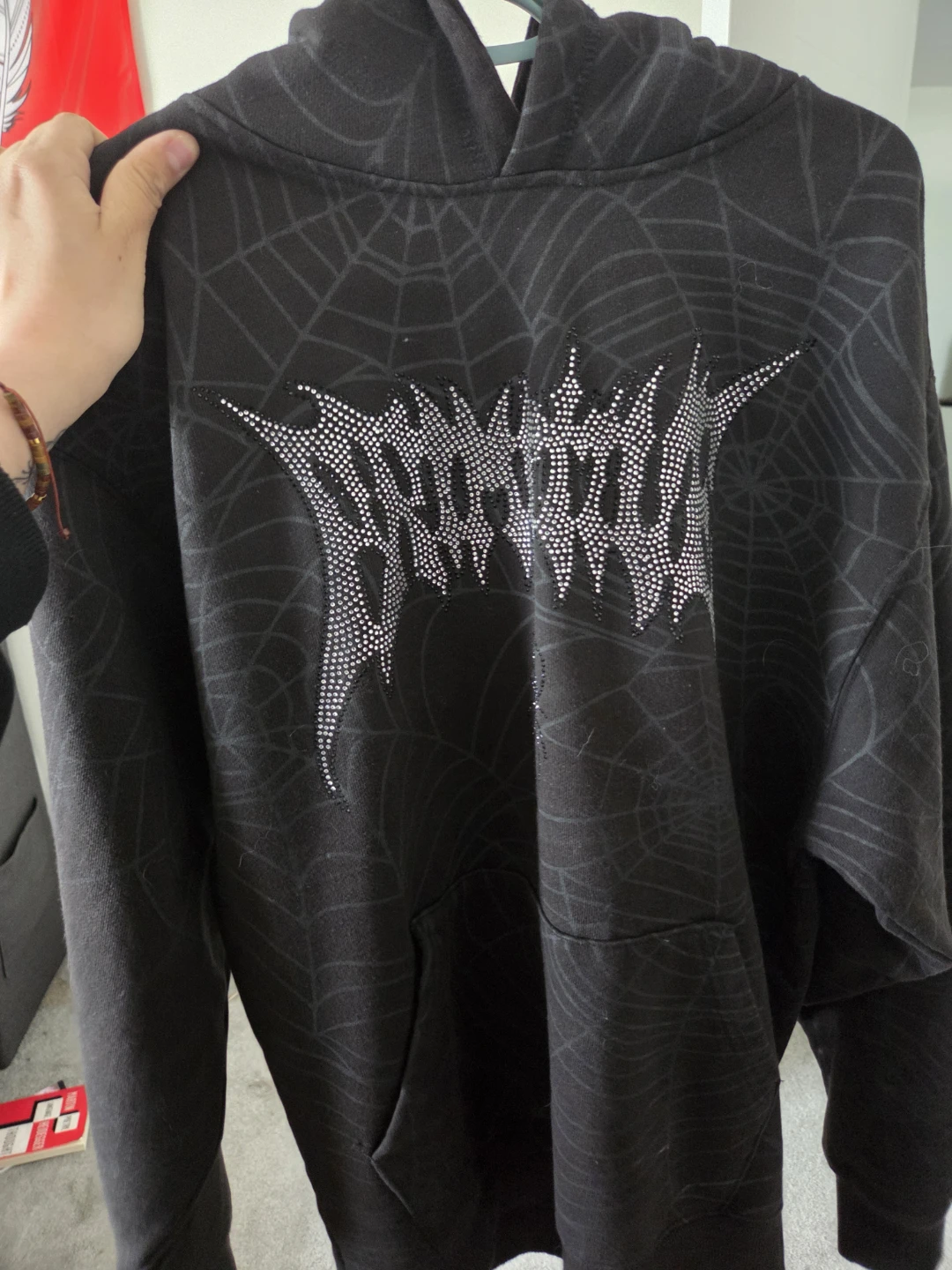 Primitive Spiderweb Hoodie - Black - Size M