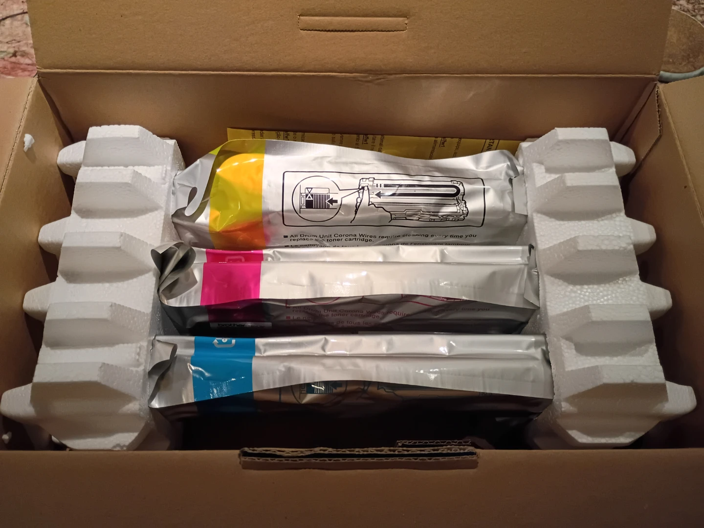 Brother TN221 3PK Cyan Magenta Yellow Toner Cartridge Set - photo 3