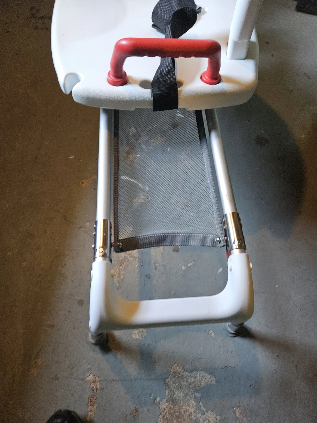 White Bath Transfer Bench with Swivel Seat - photo 4