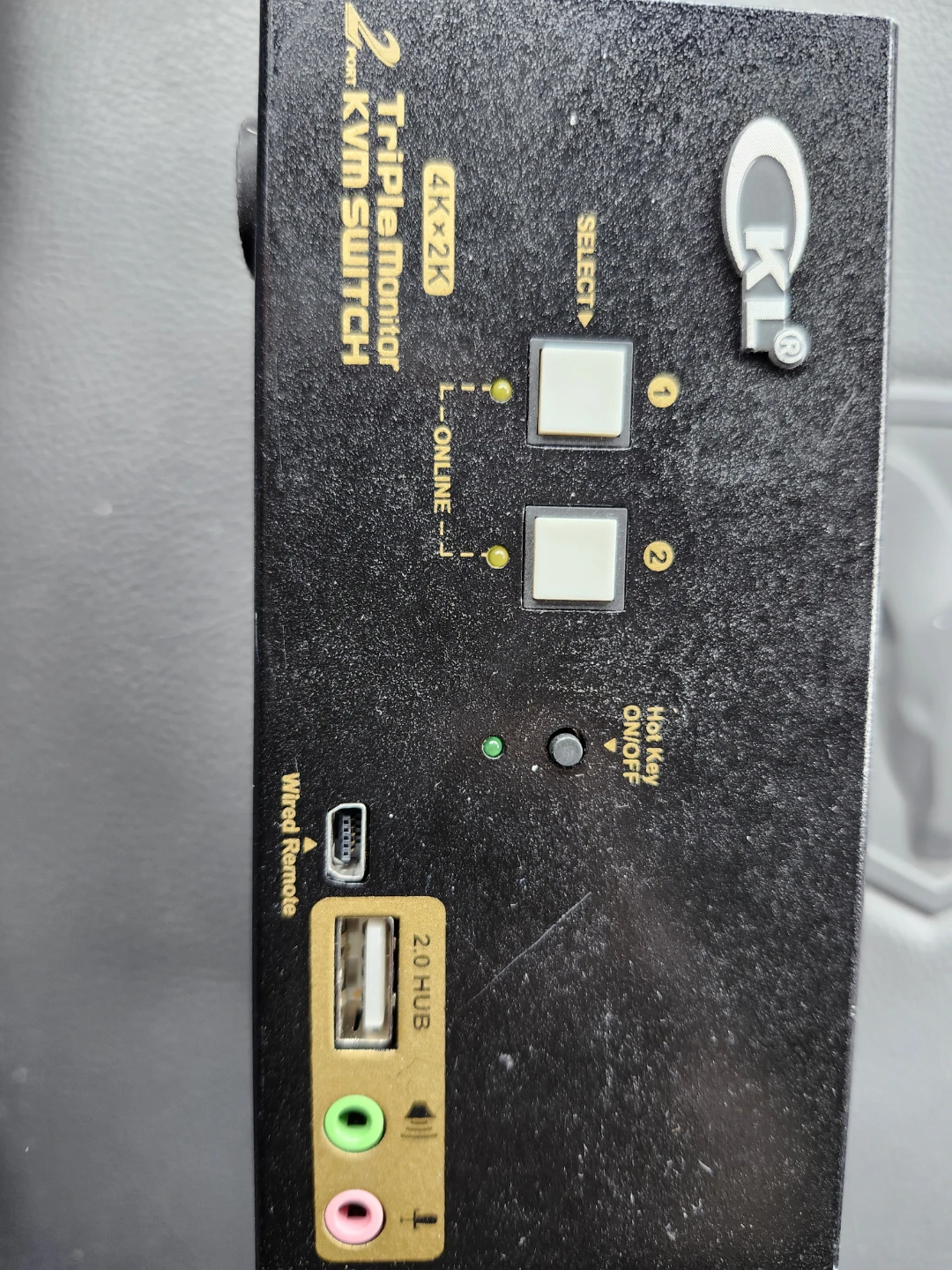 CKLau 4Kx2K@60Hz Dual Port 3 Monitor KVM Switch HDMI - photo 2
