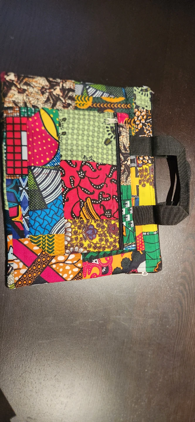 Aromas of Africa Patchwork Zippered Pouch