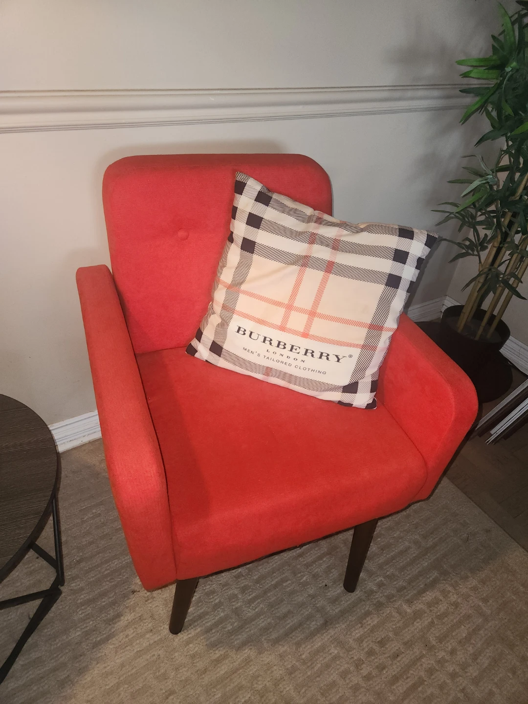 Red Accent Chairs Set of 2 - photo 4