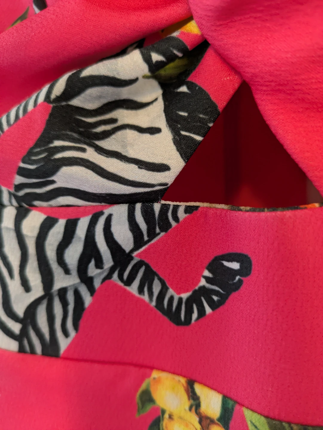 River Island Pink Floral Zebra Print Midi Dress - Size 8 - photo 5