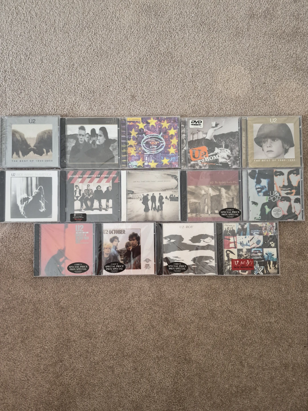 U2 Collection: 13 CD Albums & DVD