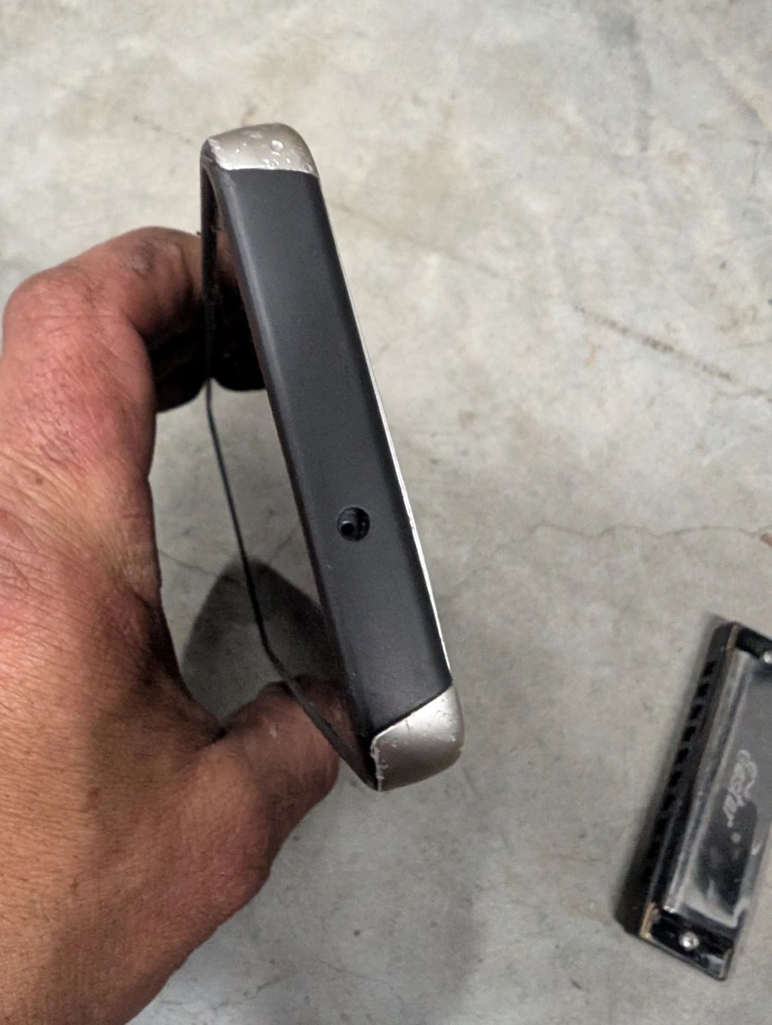 Silver Android Smartphone with Ring Holder - photo 5