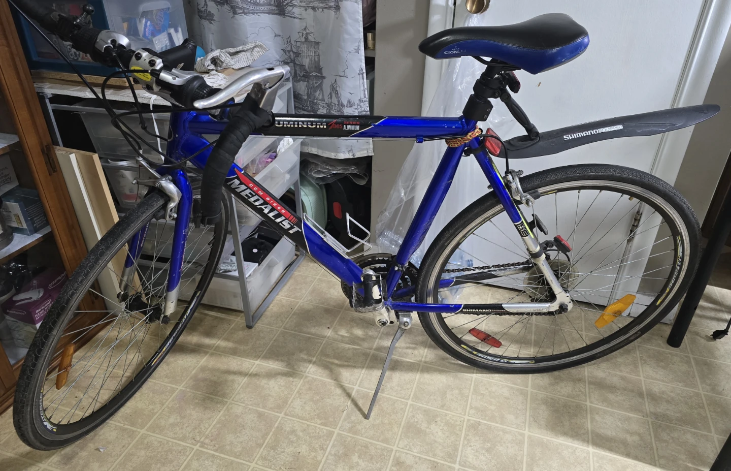 Blue Medalist Road Bike Size 27