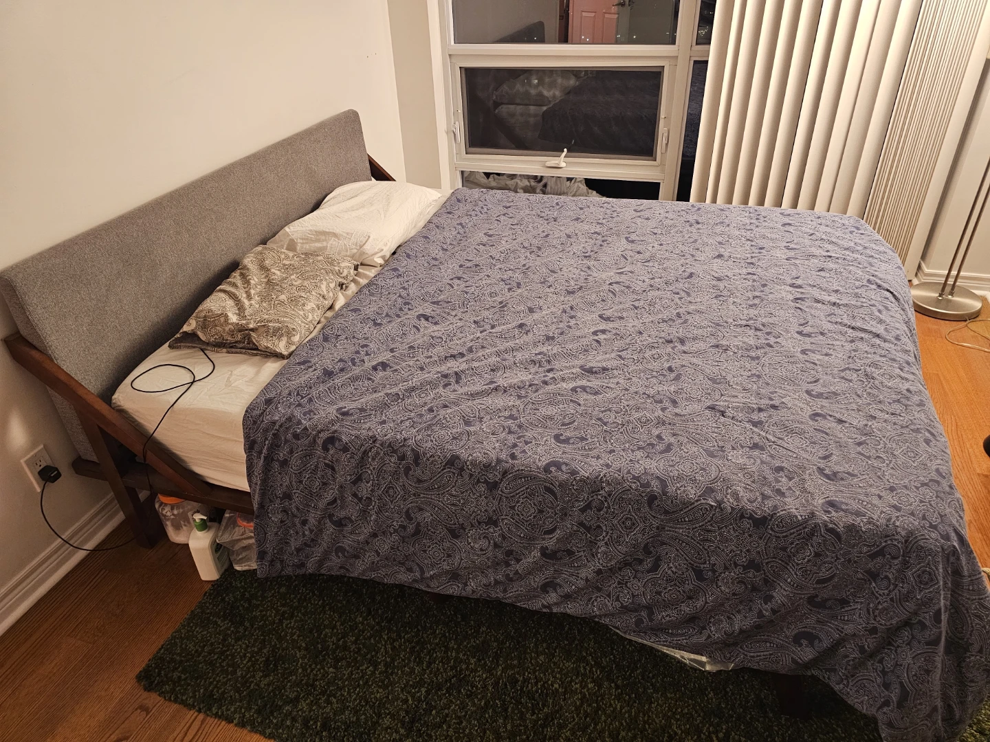 Endy Solid Wood Bed Frame - Cali King