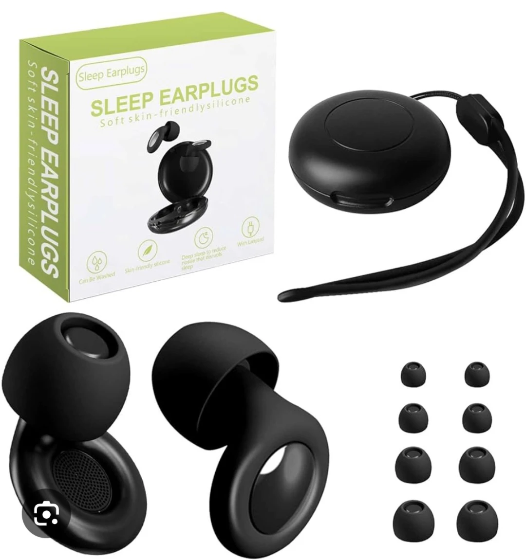 Sleep Earplugs - Soft Skin-Friendly Silicone