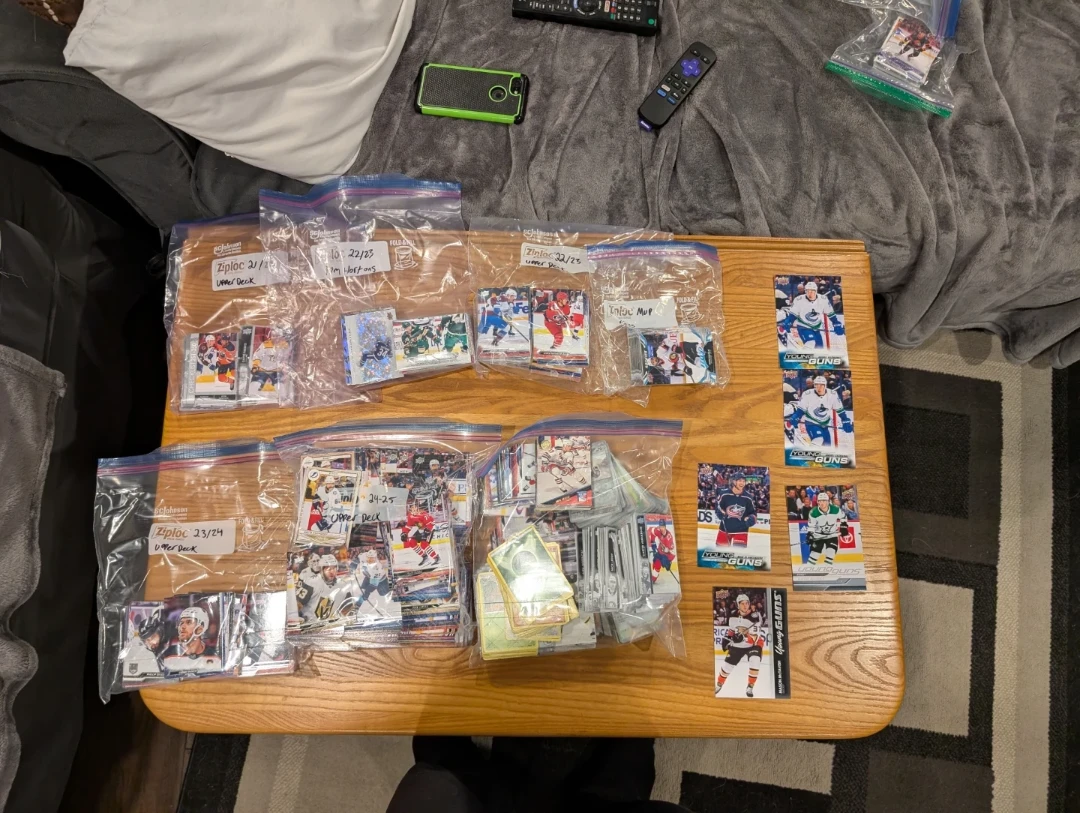 Nhl and pokemon cards