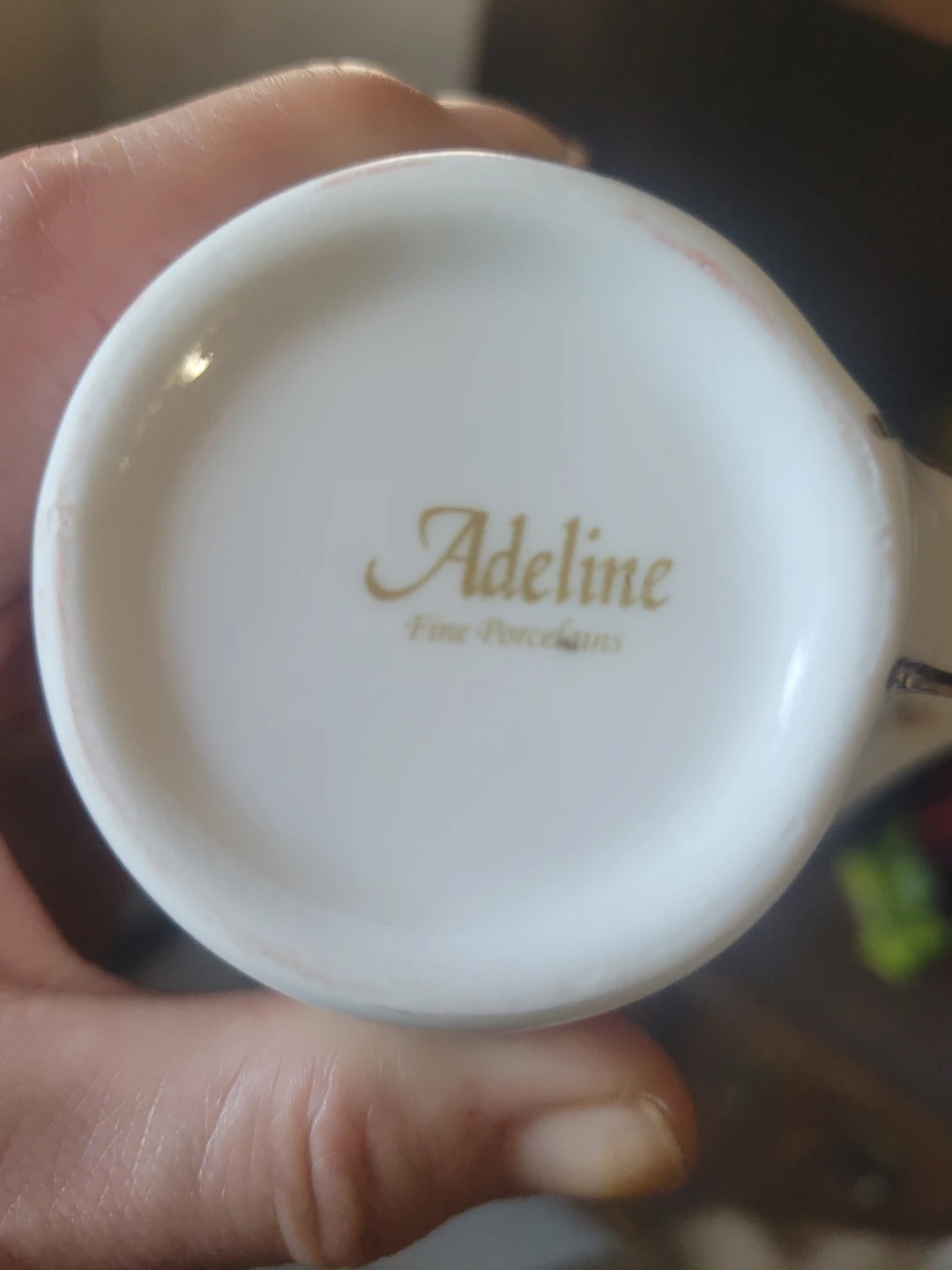 Adeline Fine Porcelains Butterfly Teacup, Saucer, and Spoon Set - photo 2