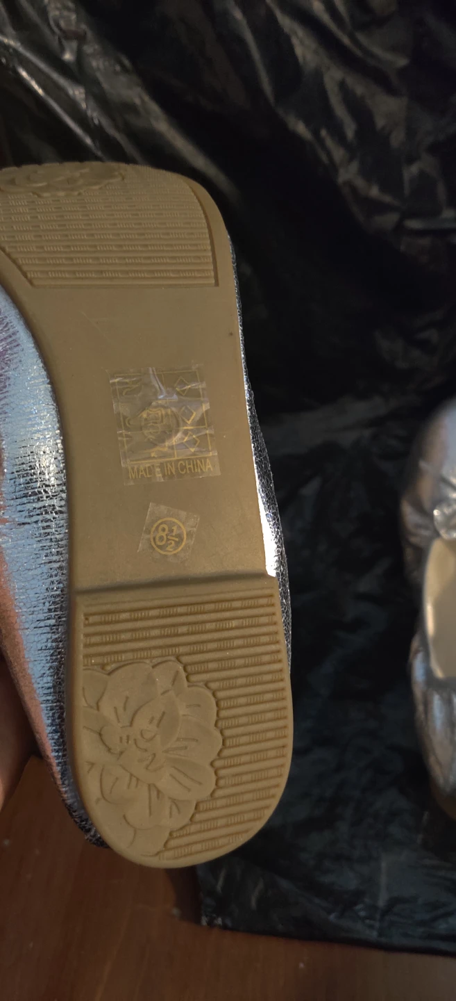 Steven Ella Silver Ballet Flats Size 8.5 - photo 3