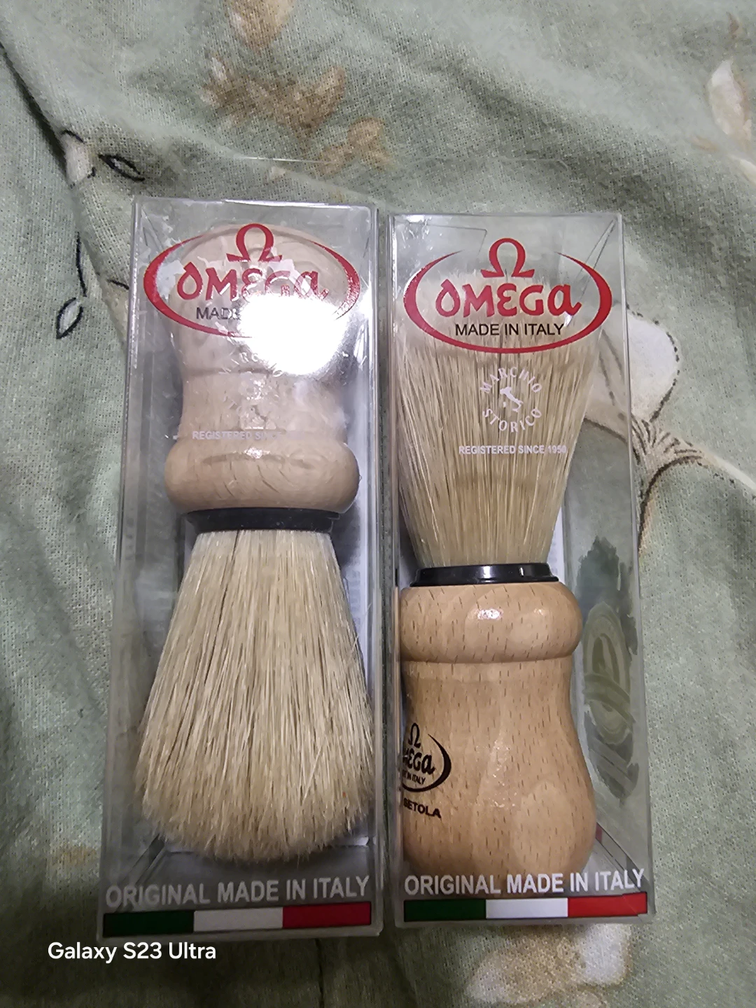 Omega Shaving Brushes (2)