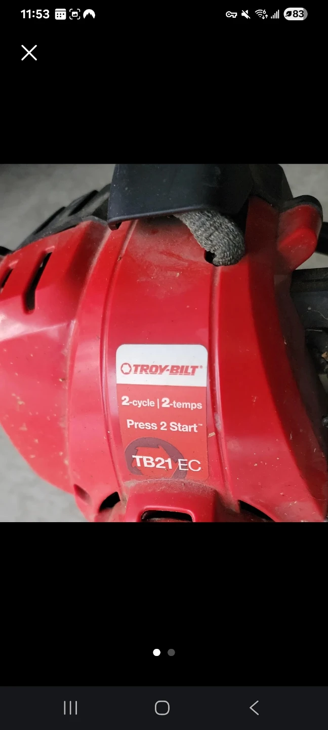 Troy-Bilt TB21 EC String Trimmer - photo 2