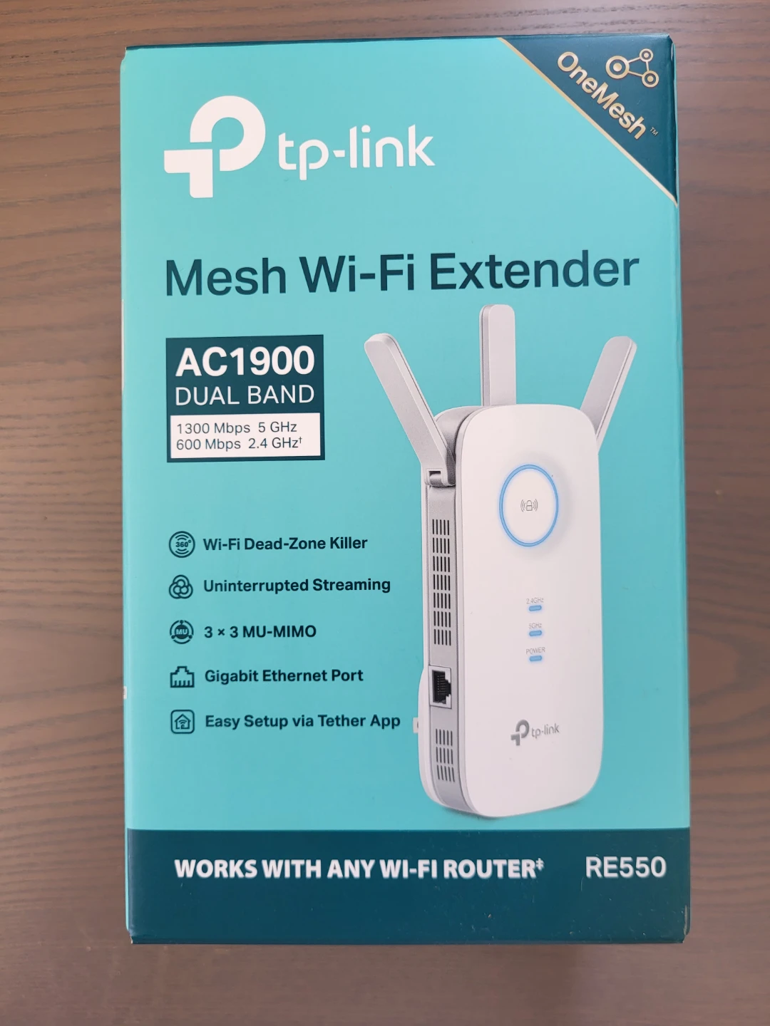 TP-Link AC1900 Dual Band Mesh Wi-Fi Extender RE550