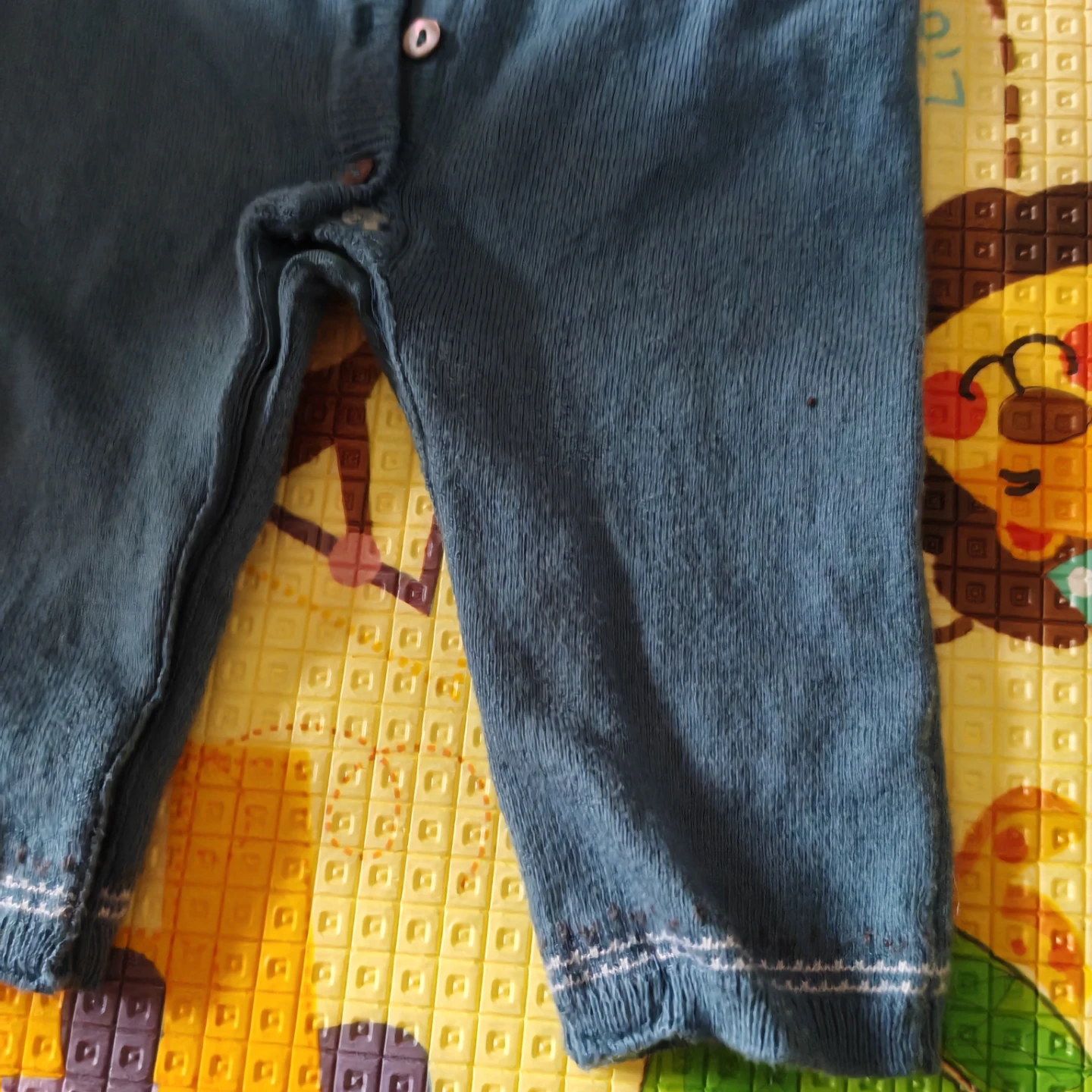 Absorba Baby Blue Knit Onesie 6M - photo 5